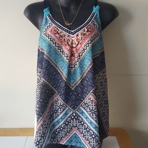 Sleeveless summer blouse